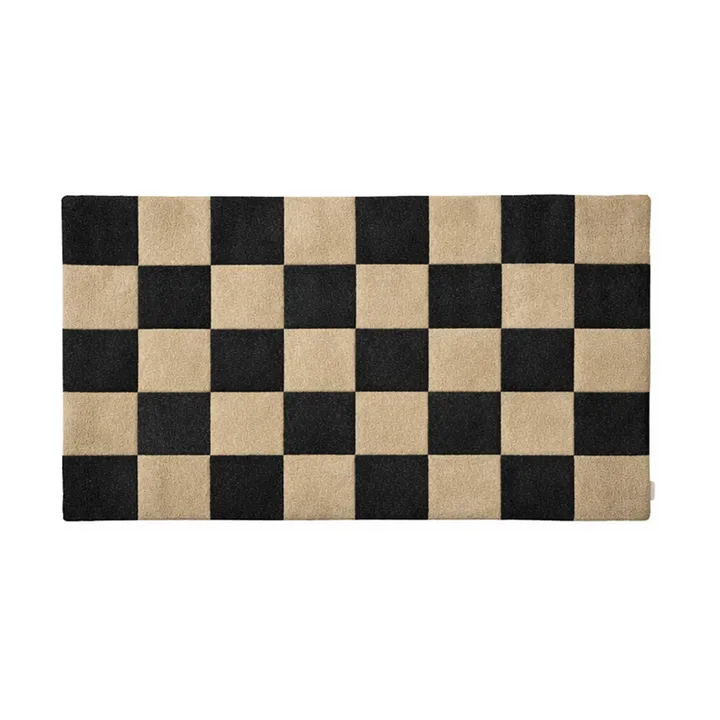 Paillasson Square - Black-natur, 85x130 cm - Classic Collection