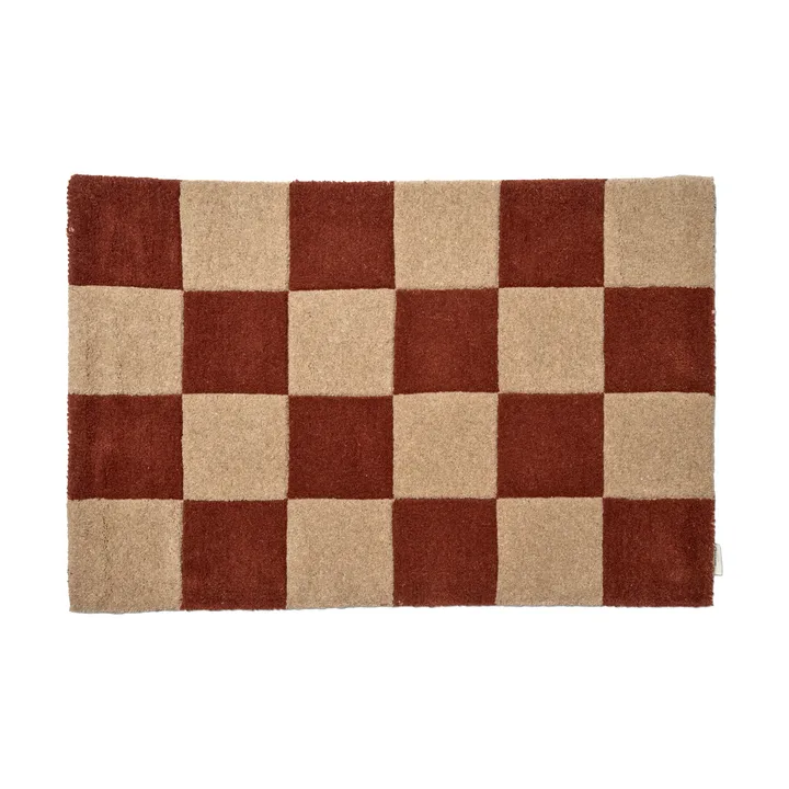 Paillasson Square - Brown-naturel, 60x90 cm - Classic Collection