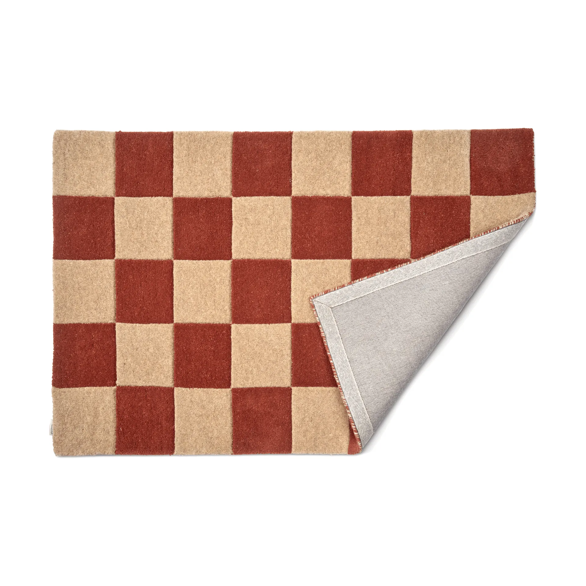 Paillasson Square, Terracotta-naturel, 85x130 cm Classic Collection