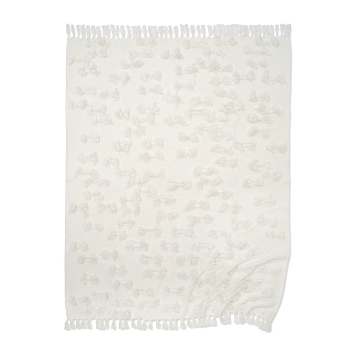 Plaid en coton Rope 130x170 cm - Blanc - Classic Collection