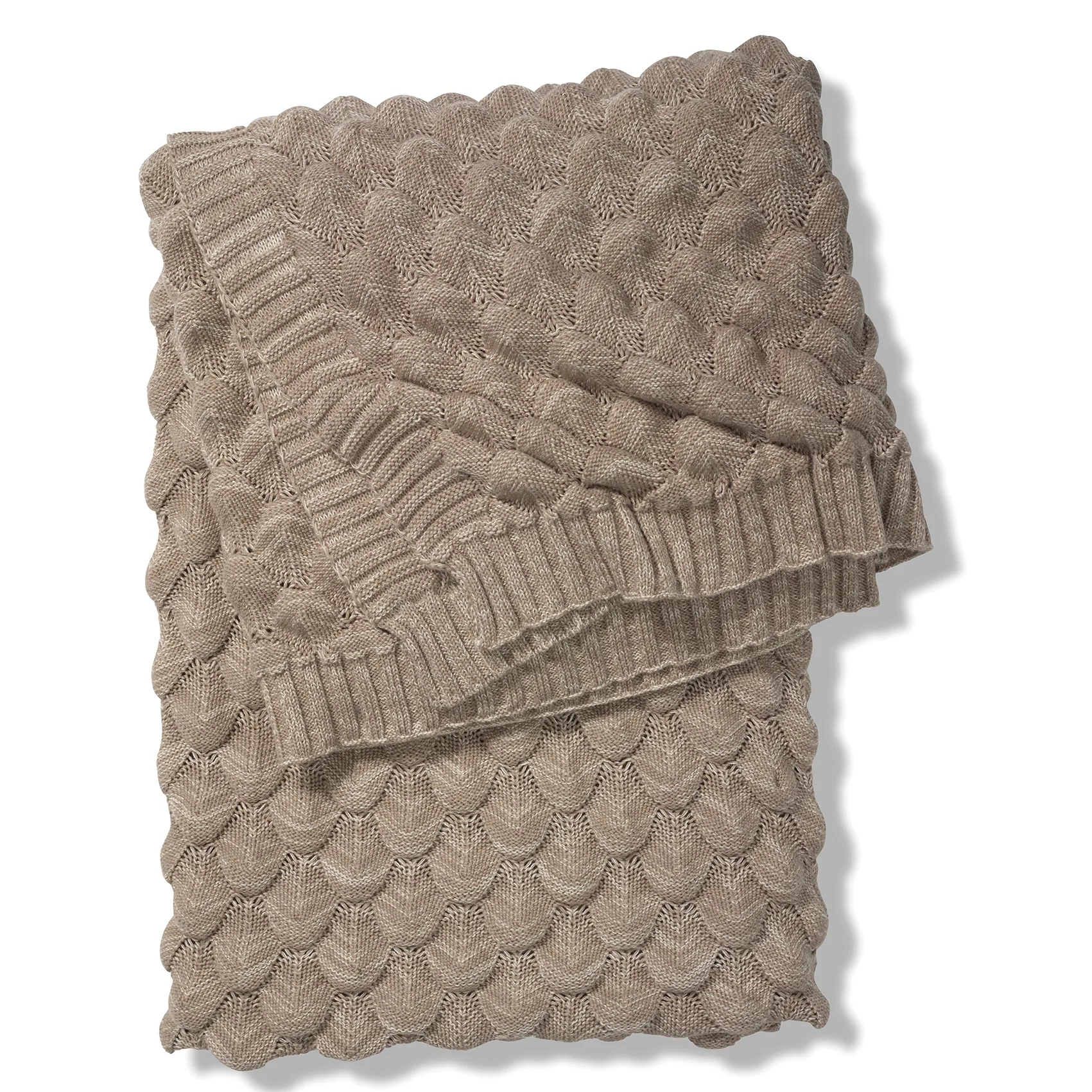 Plaid Gems 130 x 170cm, Simply taupe Classic Collection