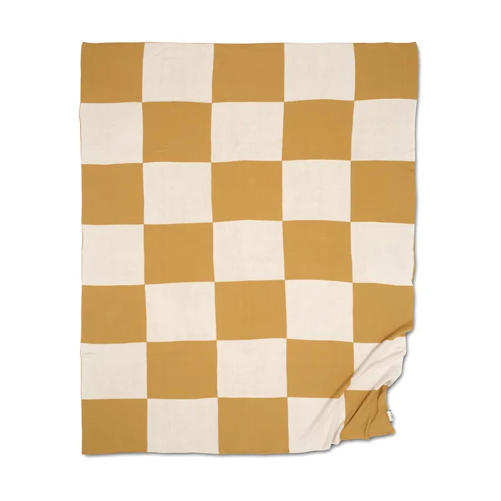 Plaid Square 130x170 cm - Jaune - Classic Collection