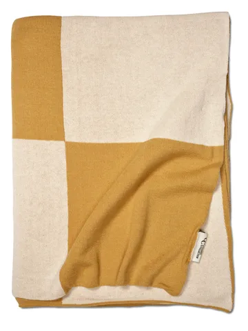 Plaid Square 130x170 cm - Jaune - Classic Collection