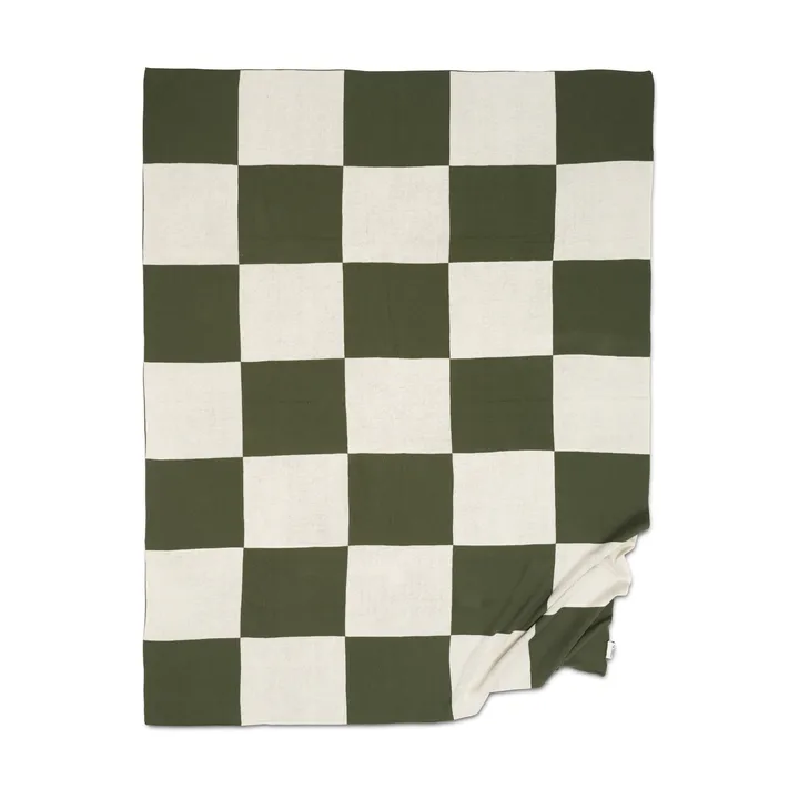 Plaid Square 130x170 cm - Vert - Classic Collection