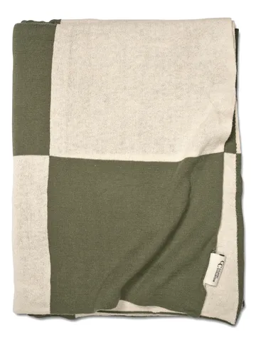 Plaid Square 130x170 cm - Vert - Classic Collection