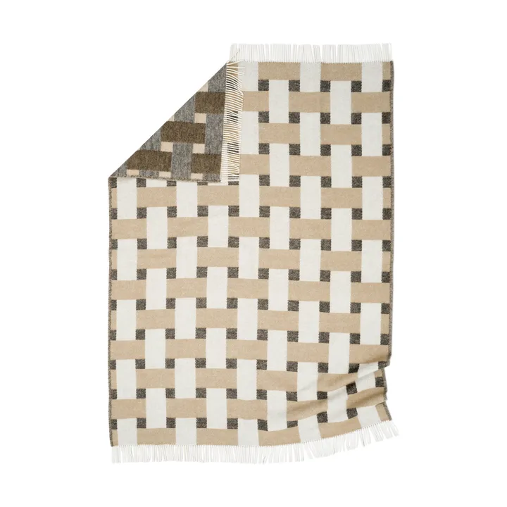 Plaid Weave 130x180 cm - Beige - Classic Collection