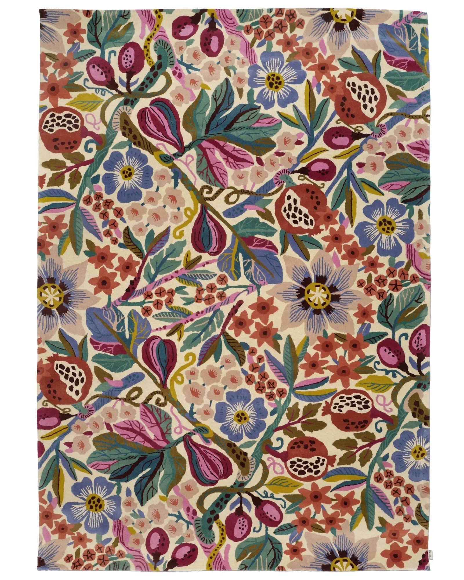Classic Collection Pomegranate tapis Blanc-multi, cm