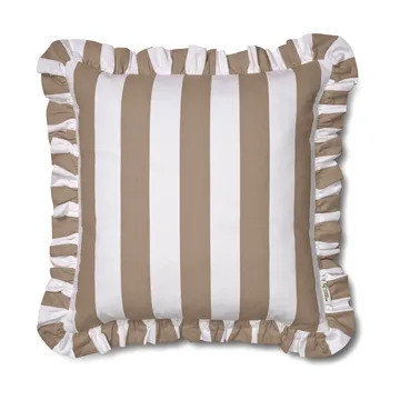 Ruffle Stripes housse de coussin 50x50 cm - Beige - Classic Collection