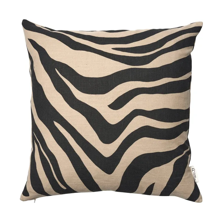 Savannah housse de coussin - Beige-noir, 50x50 cm - Classic Collection