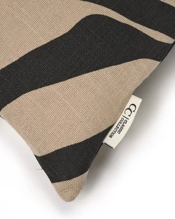 Savannah housse de coussin - Beige-noir, 50x50 cm - Classic Collection
