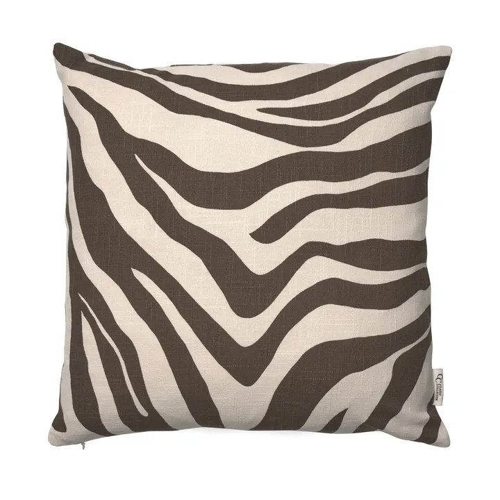 Savannah housse de coussin - marron-off white, 50x50 cm - Classic Collection