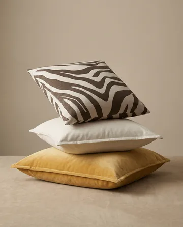 Savannah housse de coussin - marron-off white, 50x50 cm - Classic Collection