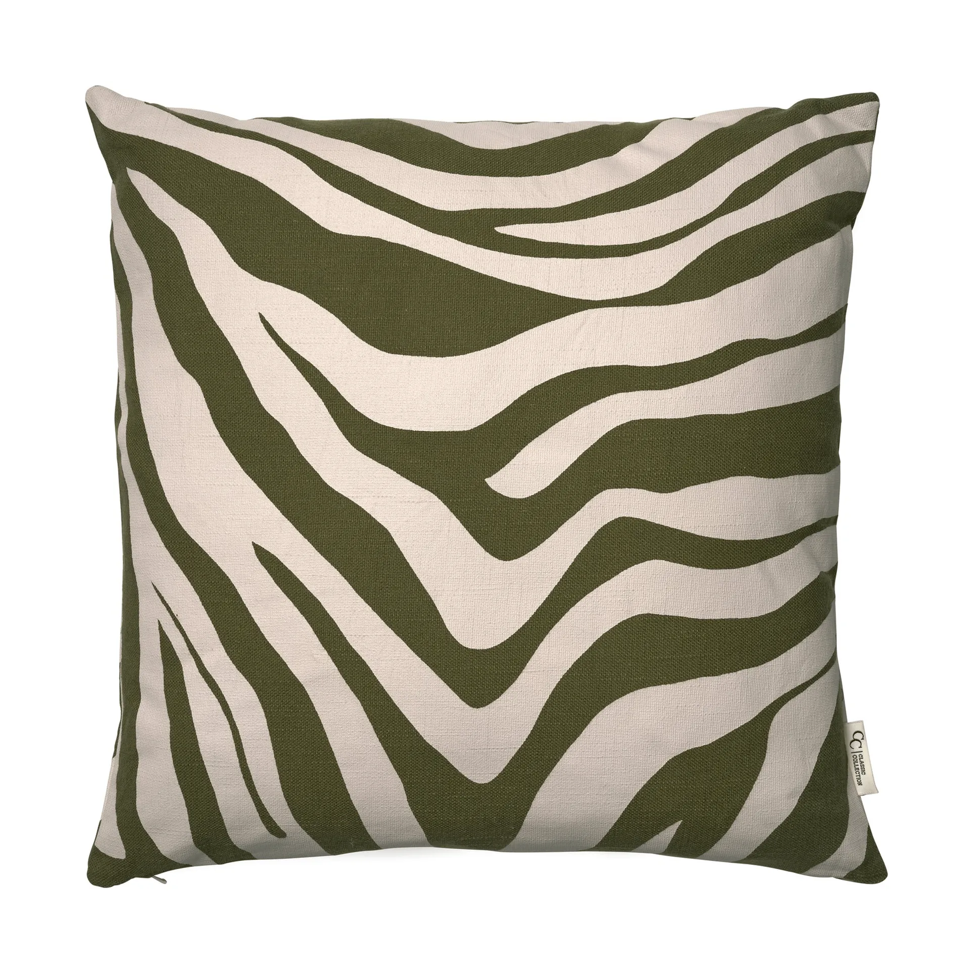 Savannah housse de coussin, Vert-off white, 50x50 cm Classic Collection