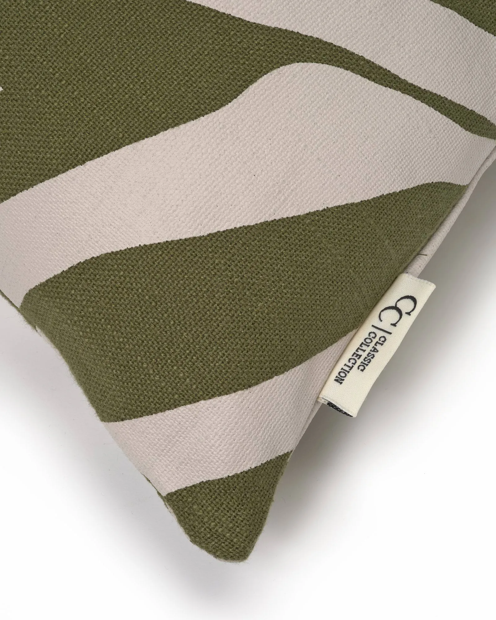 Savannah housse de coussin, Vert-off white, 50x50 cm Classic Collection