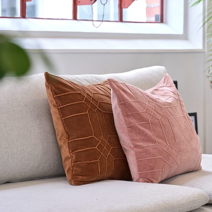Taie Delhi 50x50 cm, Dusty coral Classic Collection