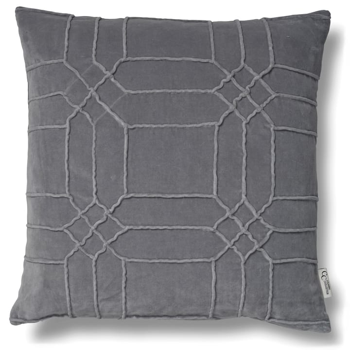 Taie Delhi 50x50 cm - Slate grey - Classic Collection
