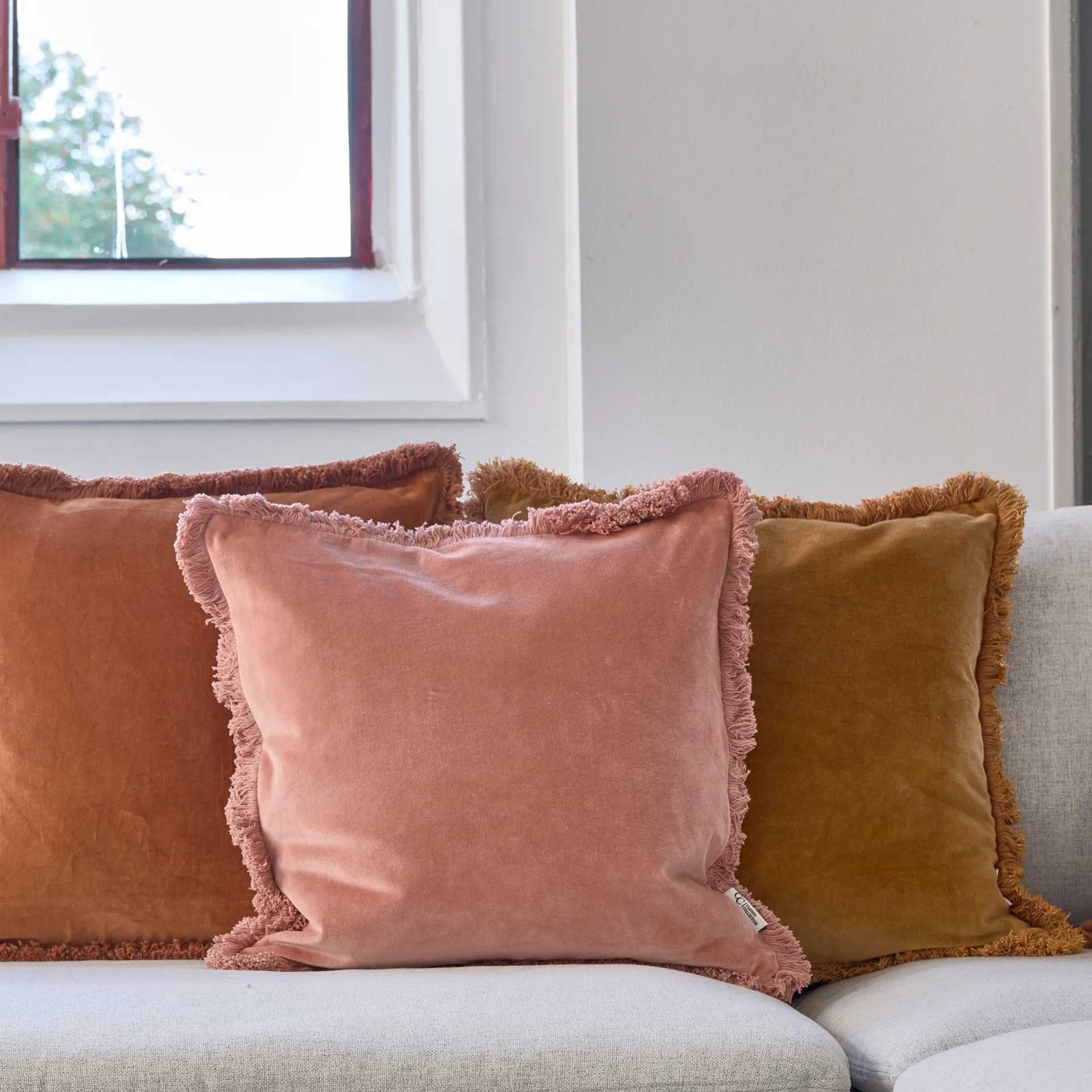 Taie Paris 50 x 50cm, Dusty coral Classic Collection