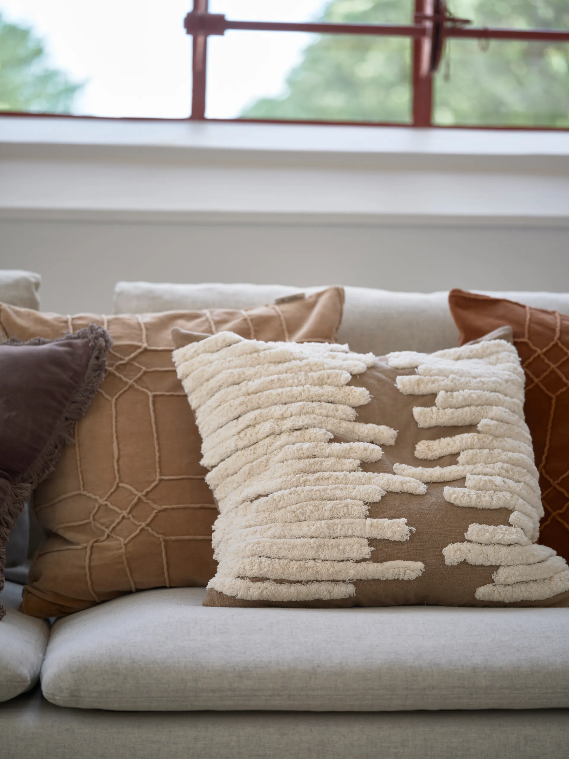 Taie River 50x50 cm, Simply taupe Classic Collection