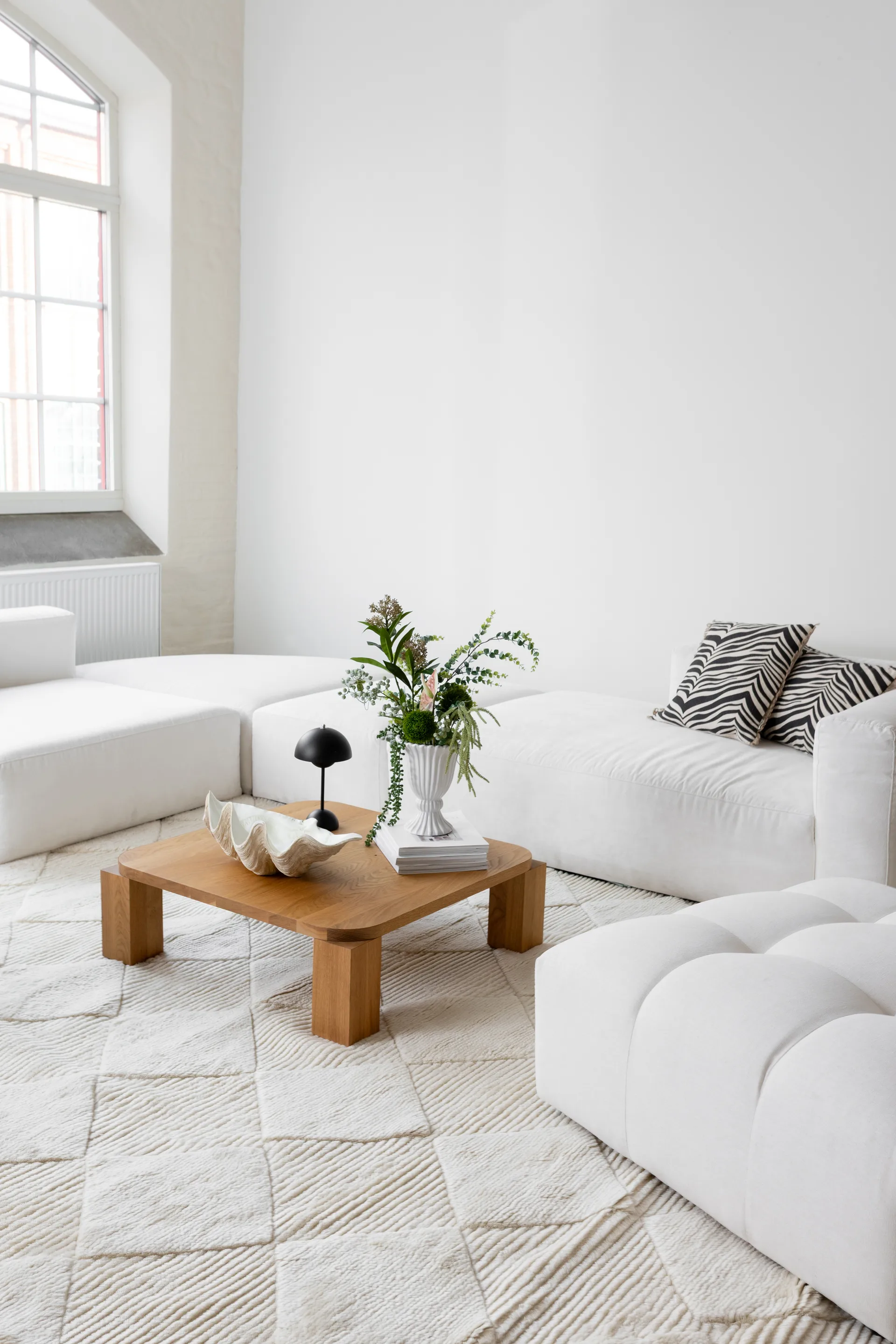 Tapis Berber, Ivory, 250x350 cm Classic Collection