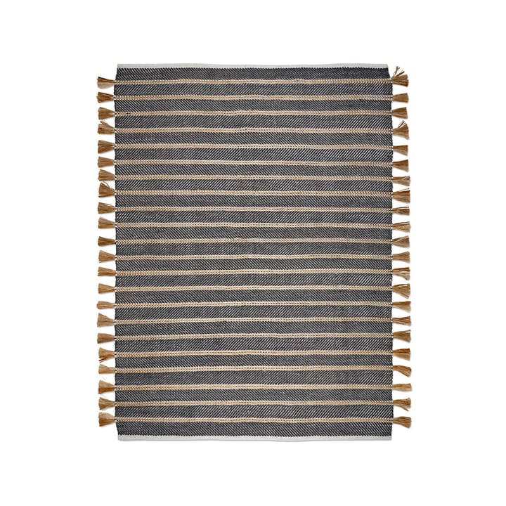 Tapis Cochin - noir/jute, 170x230 cm - Classic Collection