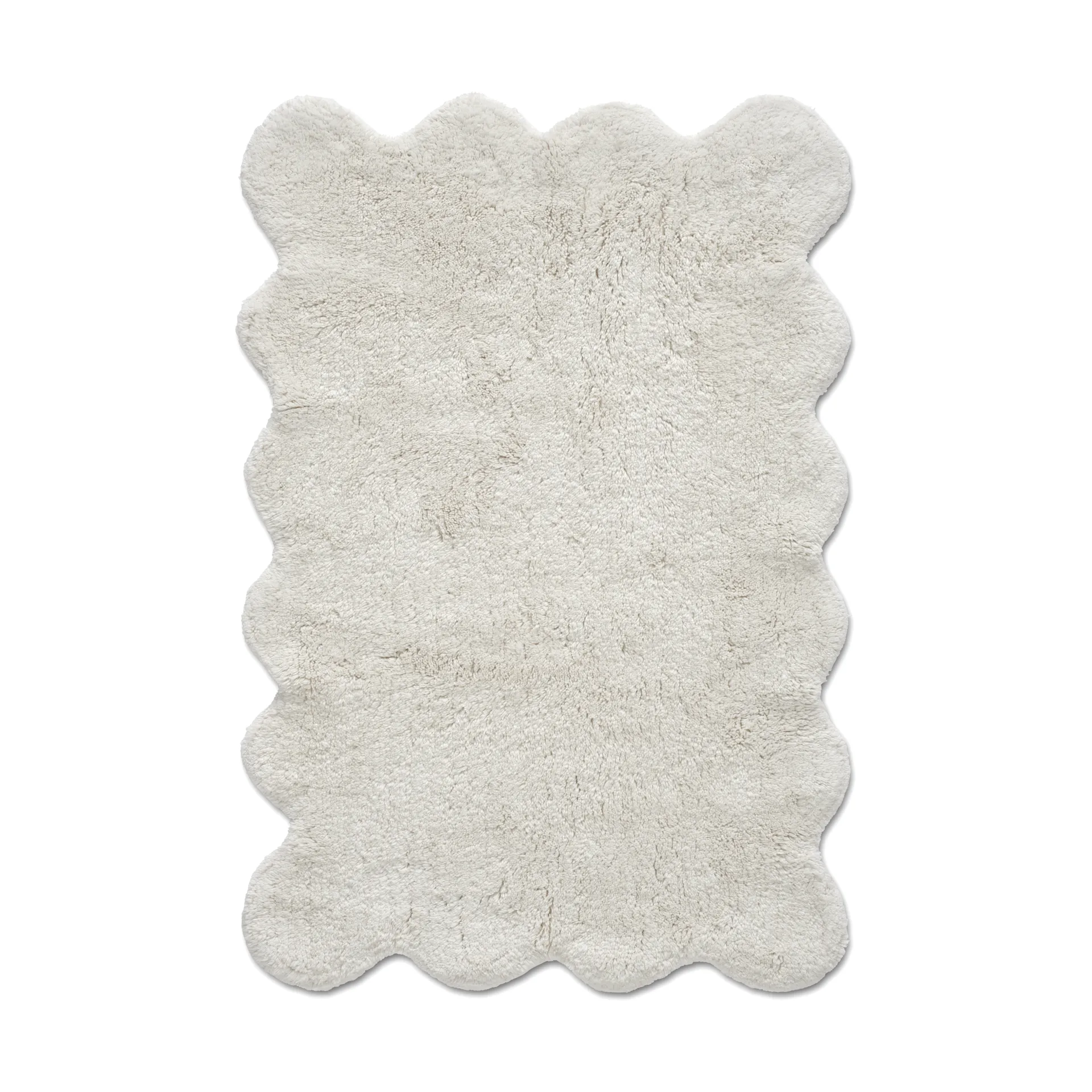 Tapis de bain Clam 60x90 cm, Blanc Classic Collection