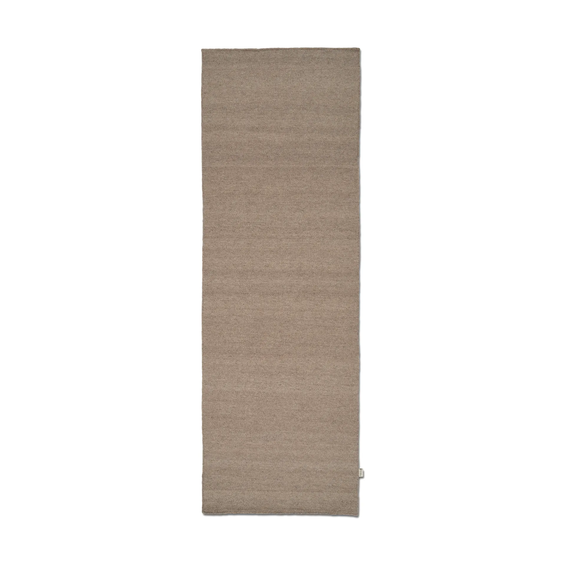 Tapis de couloir Plain, Natural-beige, 80x250 cm Classic Collection