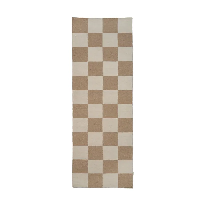 Tapis de couloir Square - Blanc-naturel, 80x200 cm - Classic Collection