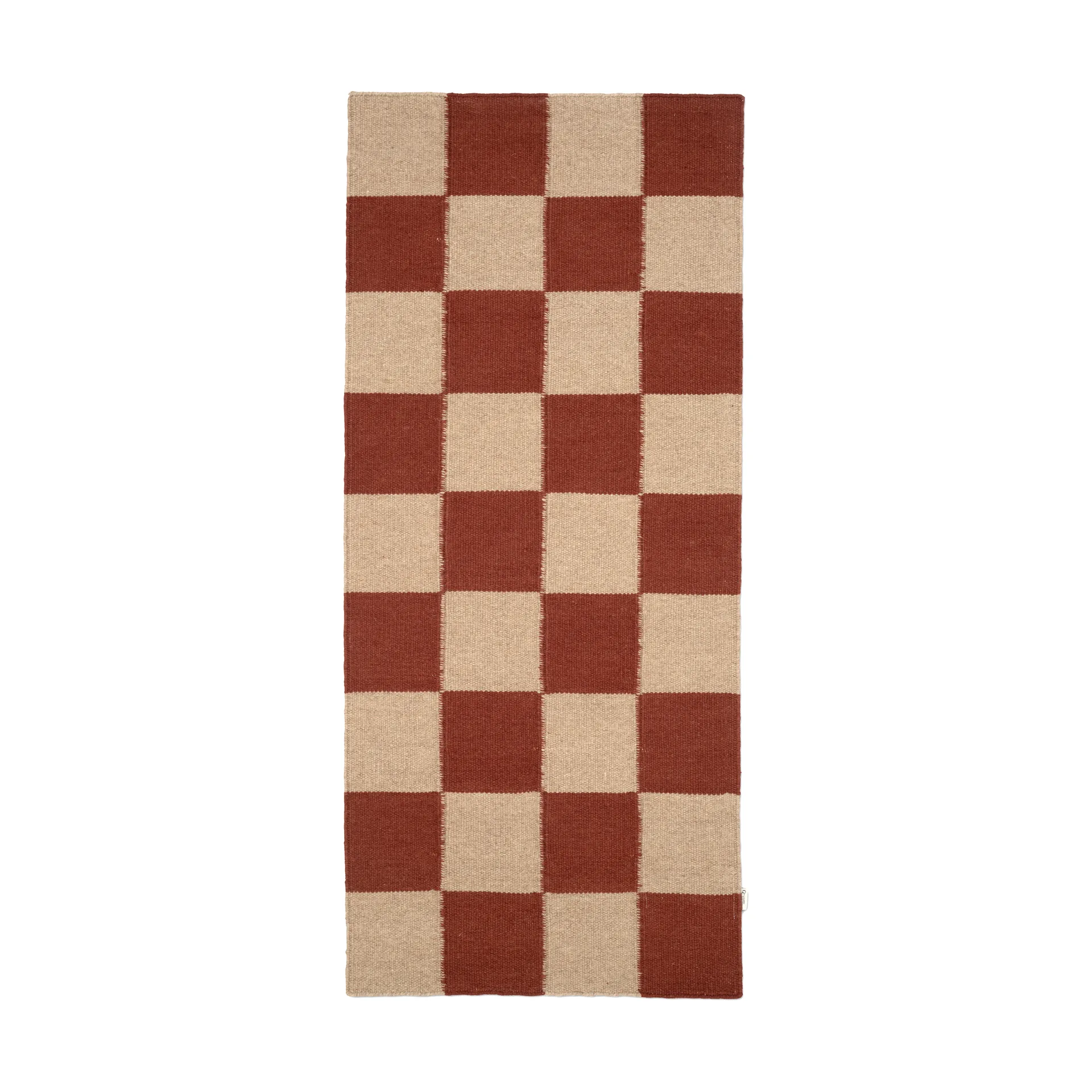 Tapis de couloir Square, Brown-naturel, 80x240 cm Classic Collection