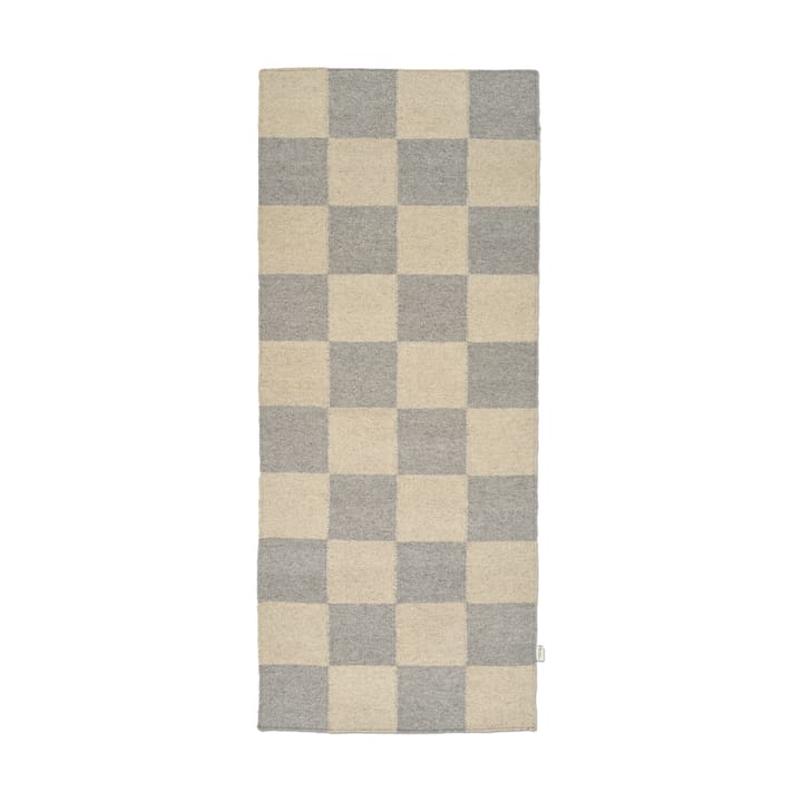 Tapis de couloir Squares - Grey-natural, 80x200 cm - Classic Collection