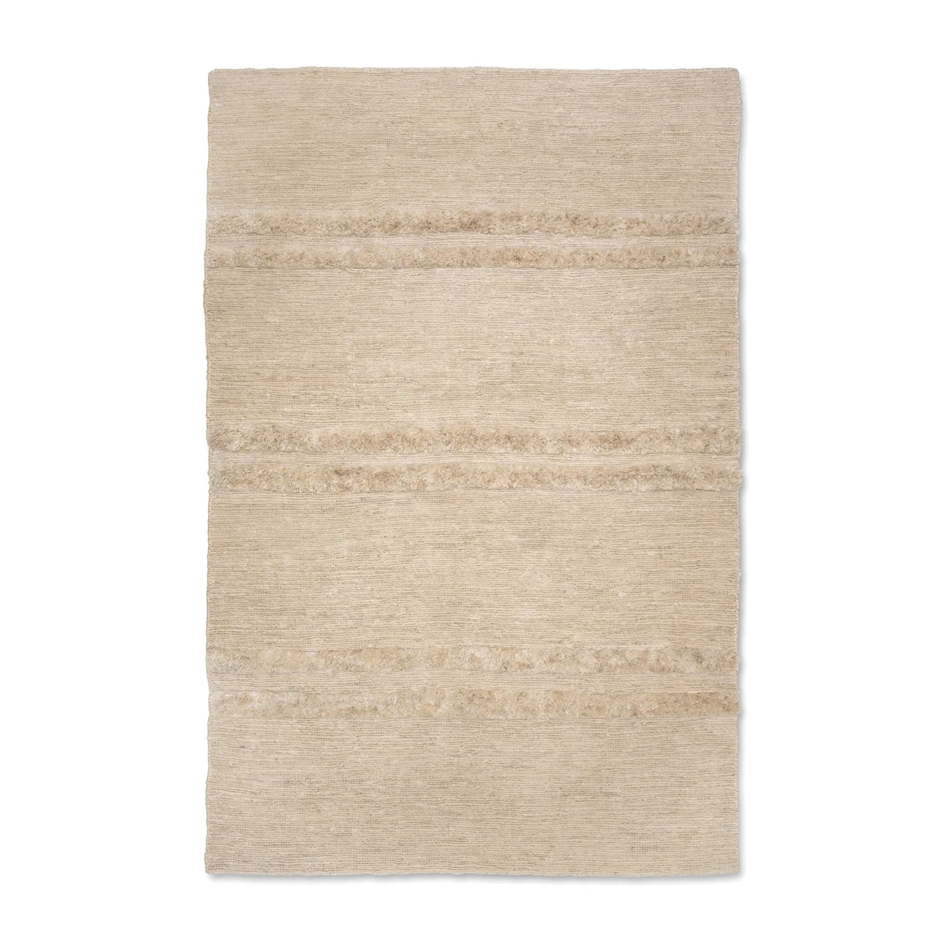 Tapis de jute Soumak 250x350 cm, Ivoire Classic Collection