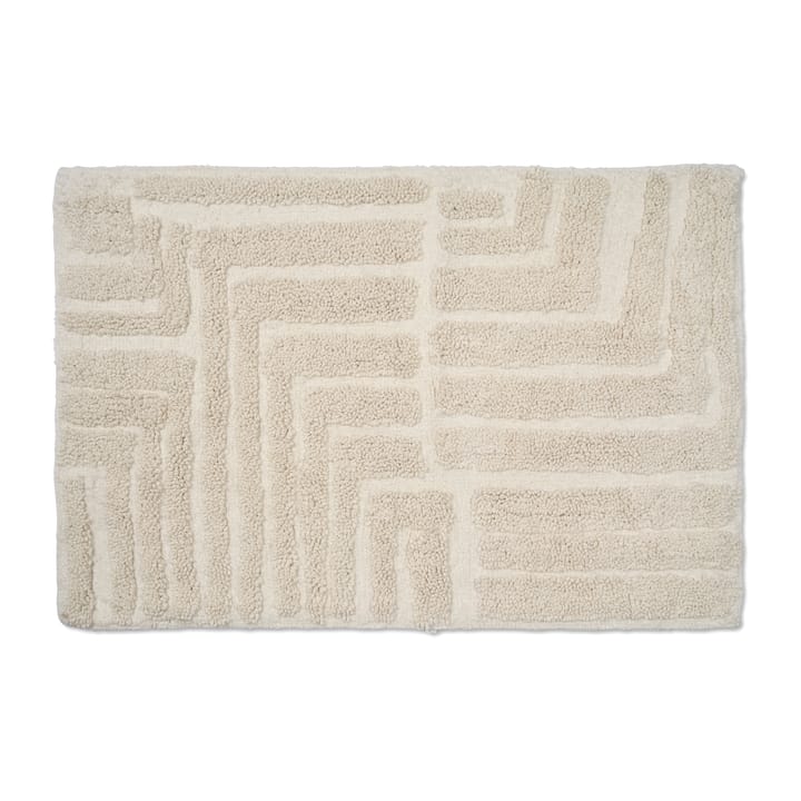 Tapis de salle de bain Field 60x90 cm - Blanc - Classic Collection