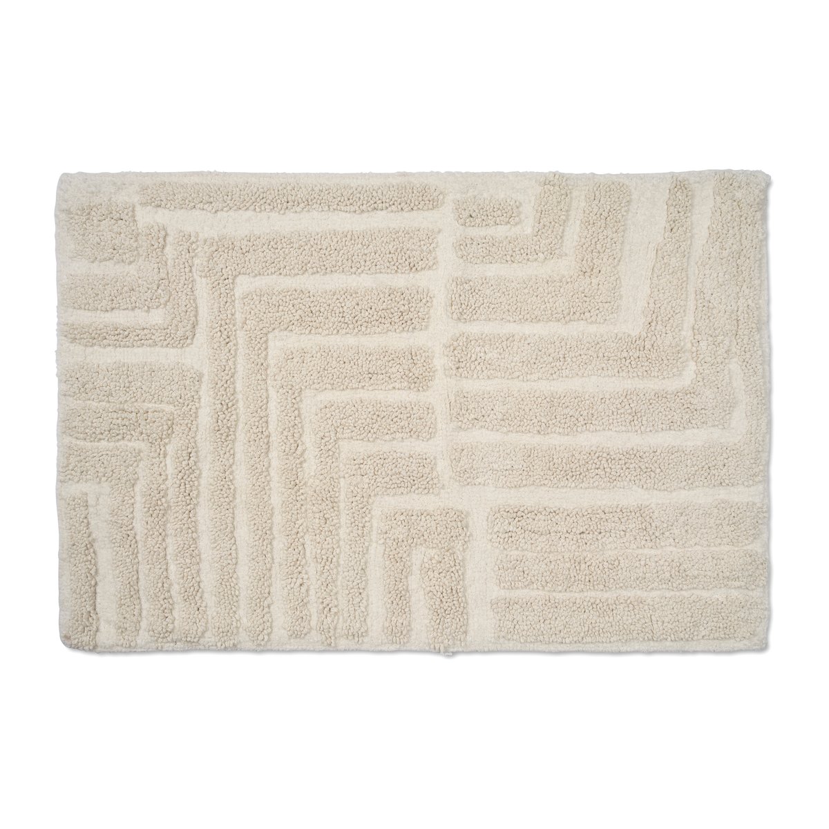Classic Collection Tapis de salle de bain Field 60x90 cm Blanc