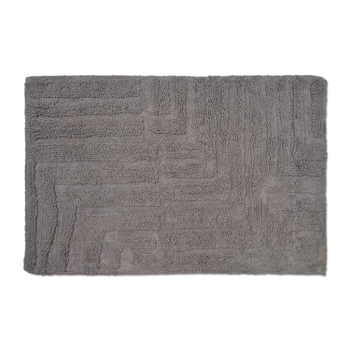 Tapis de salle de bain Field 60x90 cm - Gris - Classic Collection