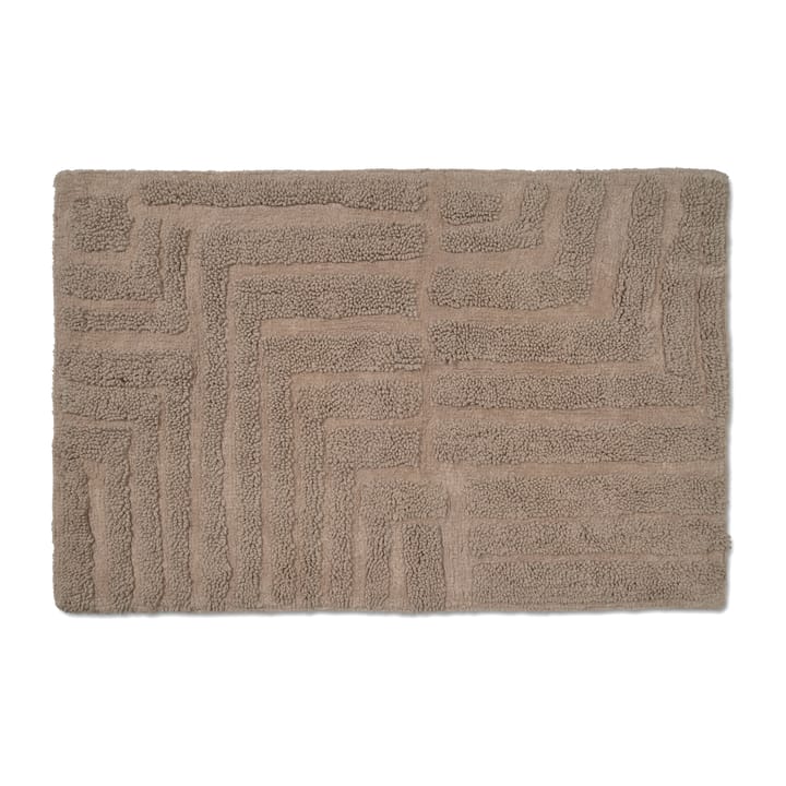 Tapis de salle de bain Field 60x90 cm - Simplement taupe - Classic Collection