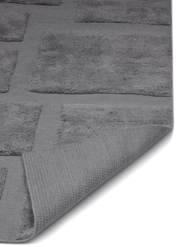 Tapis en laine Bricks 170x230 cm - Gris - Classic Collection