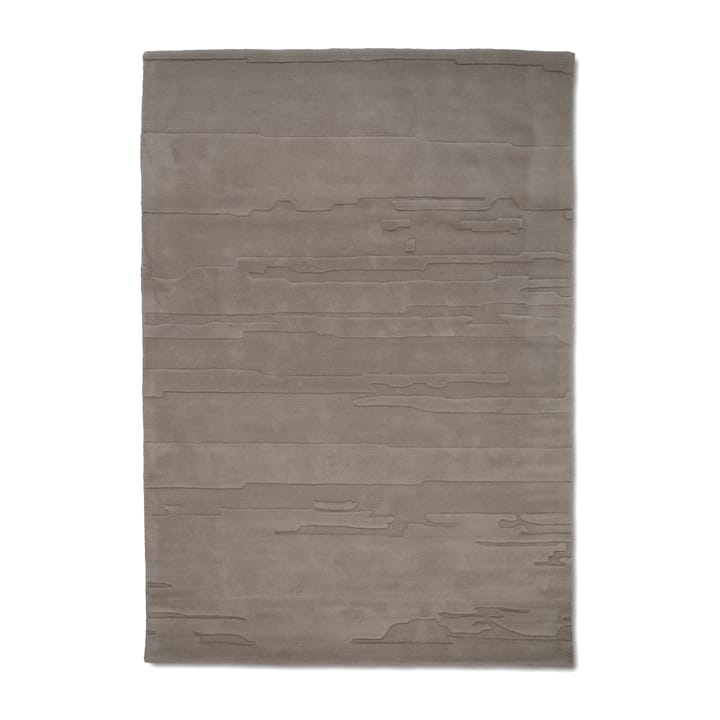 Tapis en laine Carved 170x230 cm - Argenté - Classic Collection