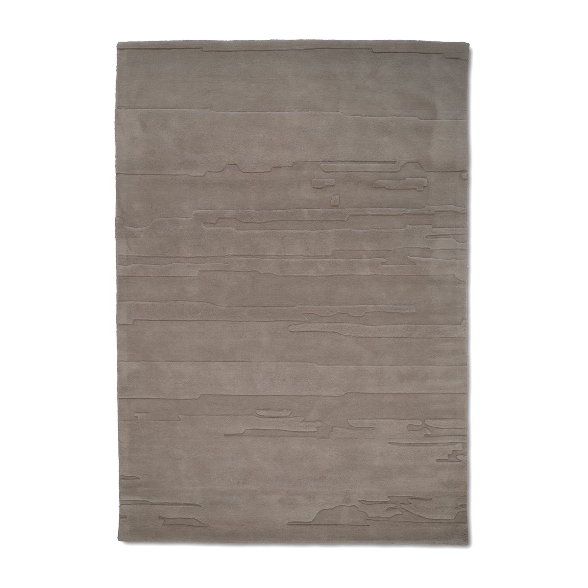 Classic Collection Tapis en laine Carved 170x230 cm Argenté