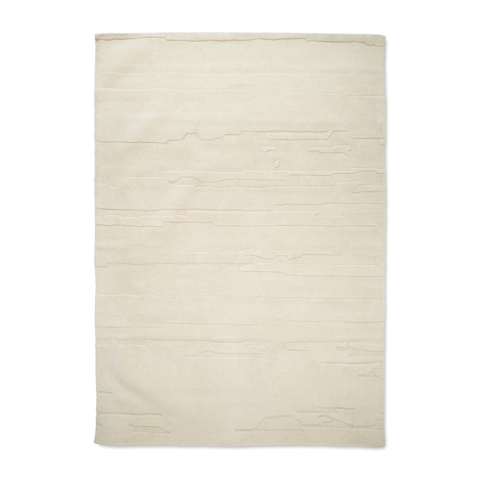 Tapis en laine Carved 170x230 cm, Ivoire Classic Collection