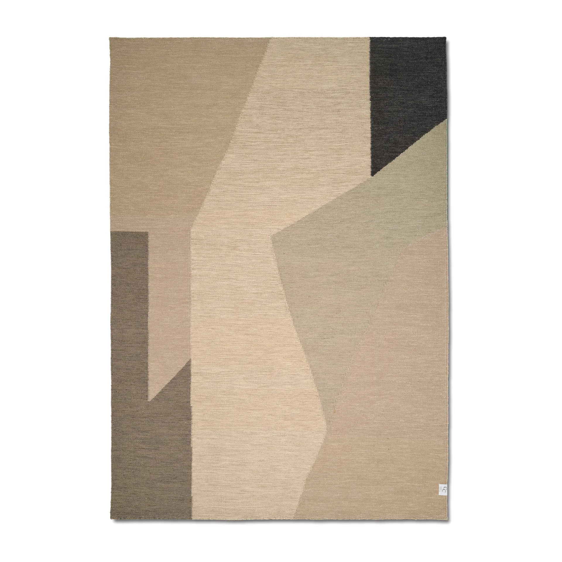 Tapis en laine Cliff 170x230 cm, Beige Classic Collection