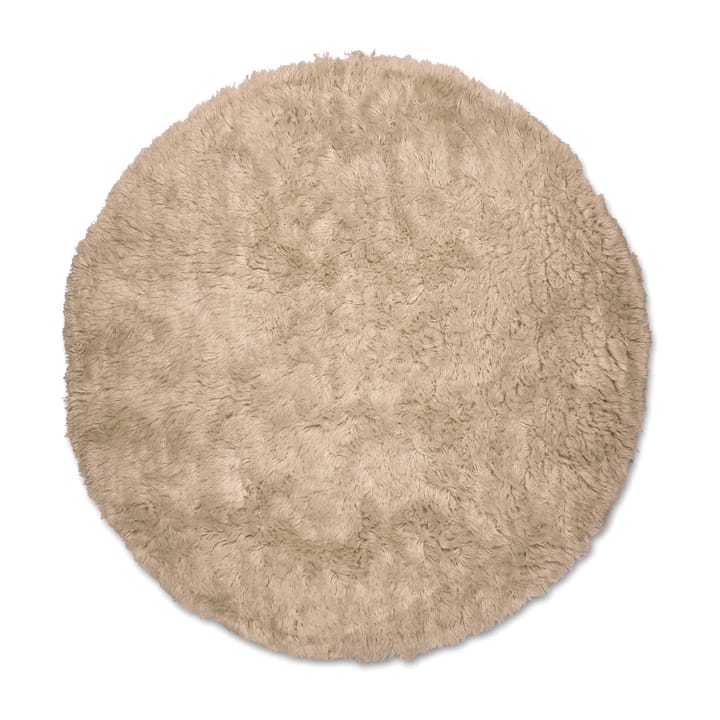 Tapis en laine Cloudy Ø160 cm - Beige - Classic Collection