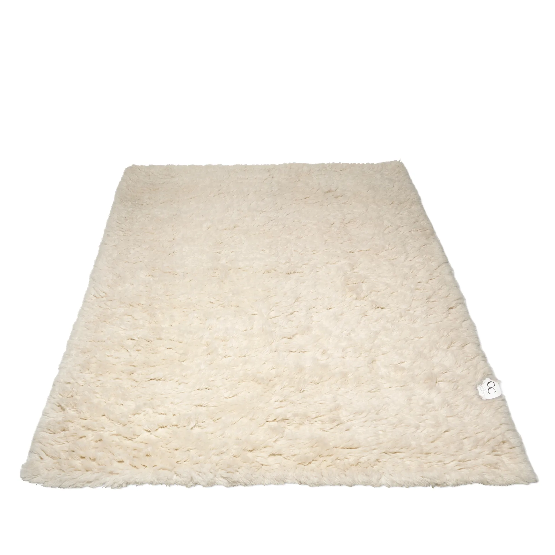 Tapis en laine Cloudy 200x300 cm, Blanc naturel Classic Collection