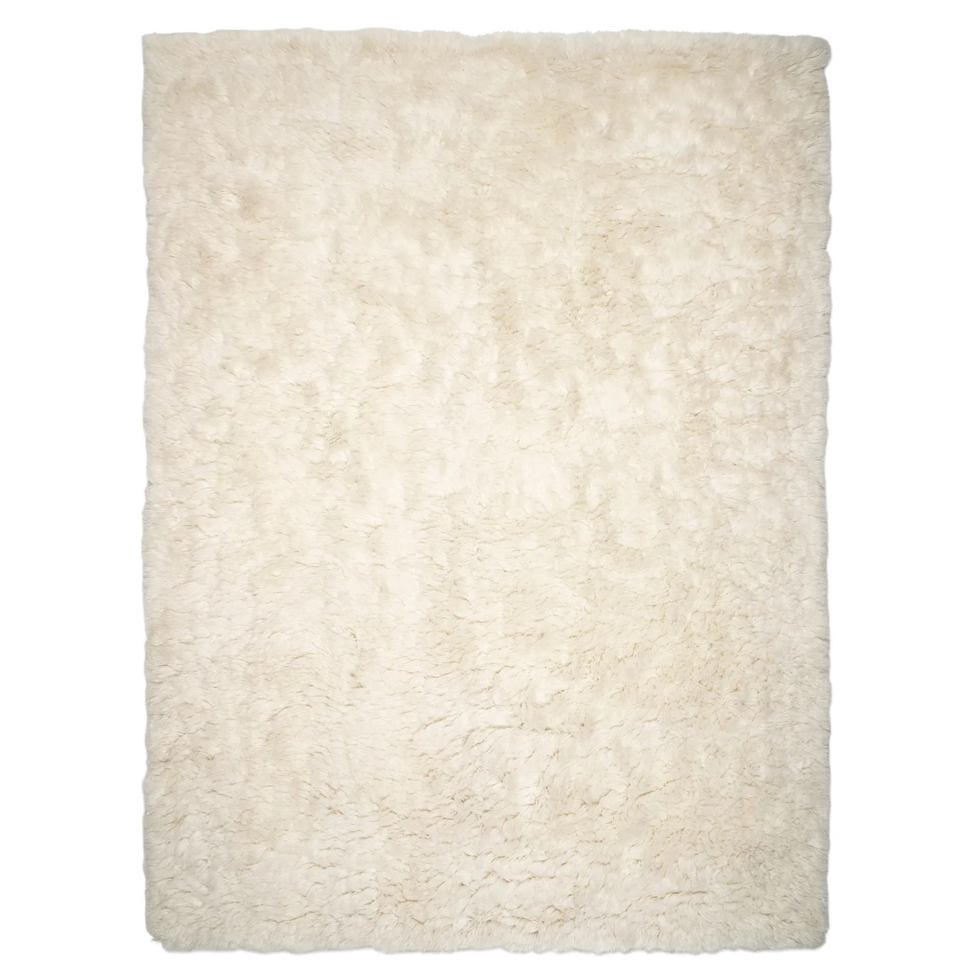 Tapis en laine Cloudy 250x350 cm, Blanc naturel Classic Collection