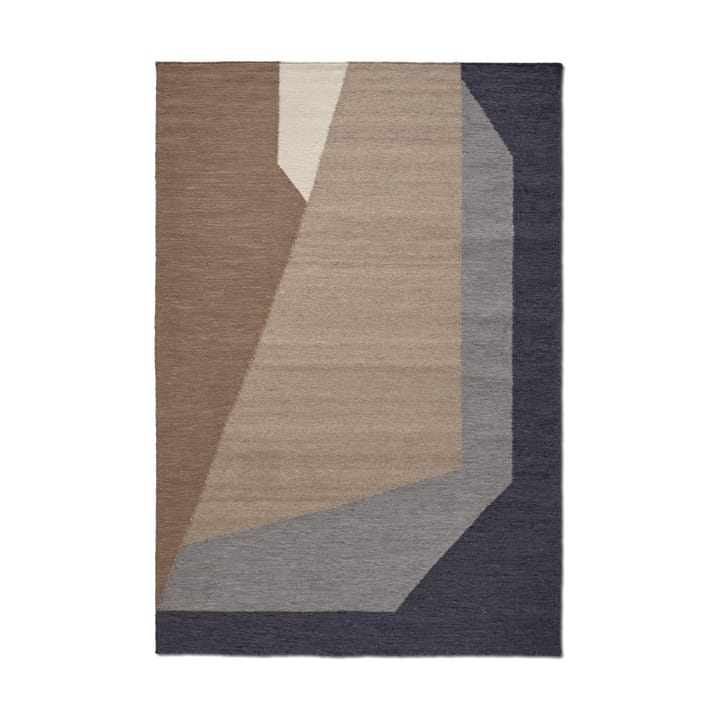 Tapis en laine Levels 170x230 cm - Bleu - Classic Collection