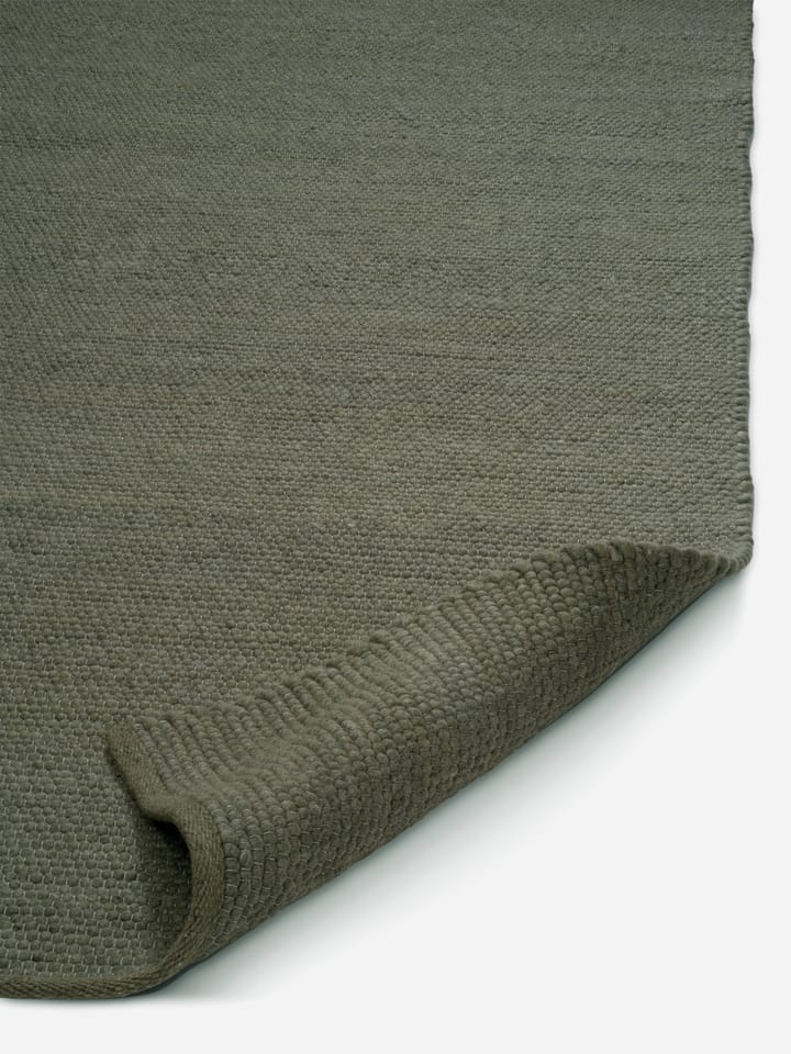 Tapis en laine Merino 140x200 cm, Vert foncé Classic Collection