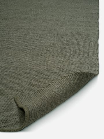 Tapis en laine Merino 140x200 cm - Vert foncé - Classic Collection