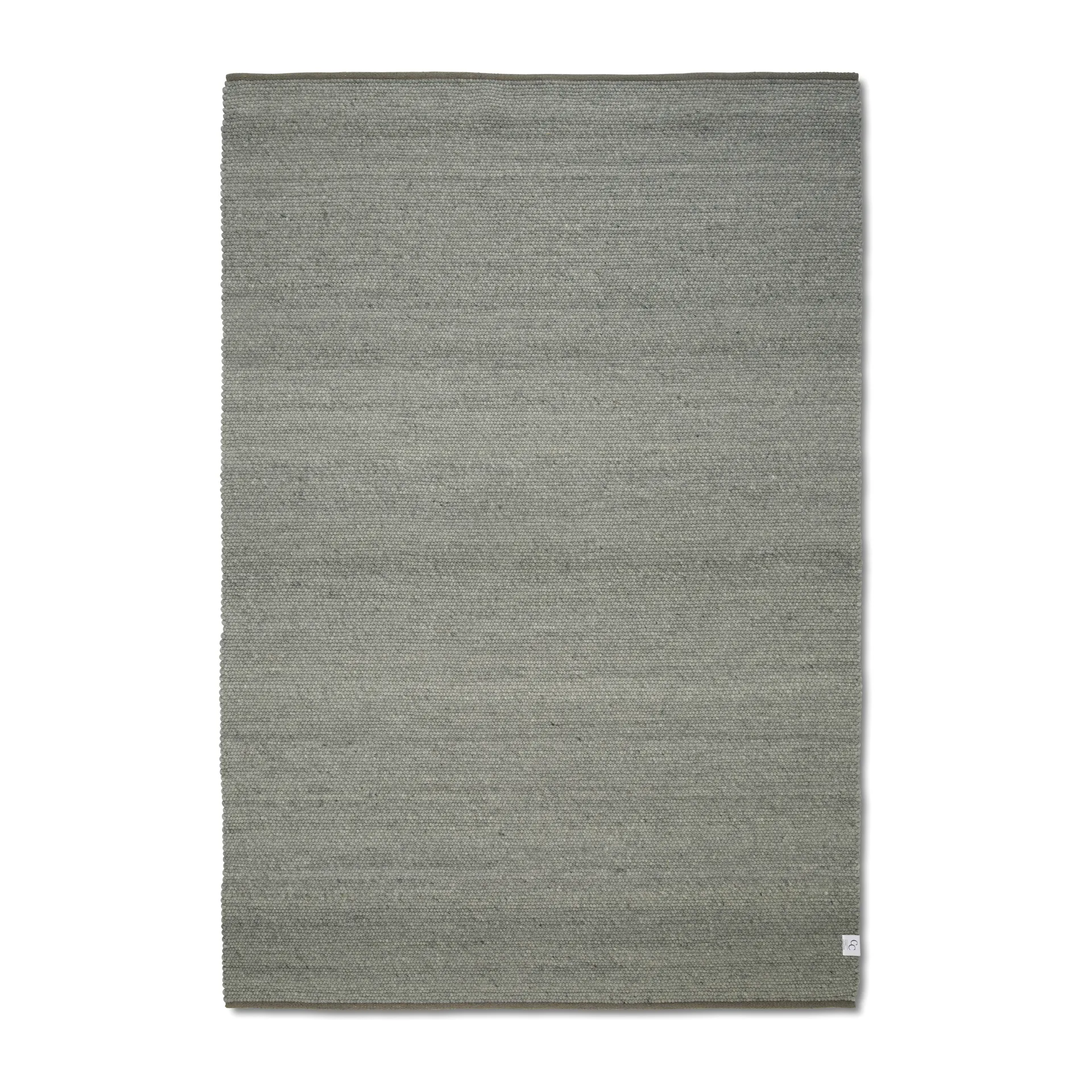 Tapis en laine Merino 140x200 cm, Vert Classic Collection