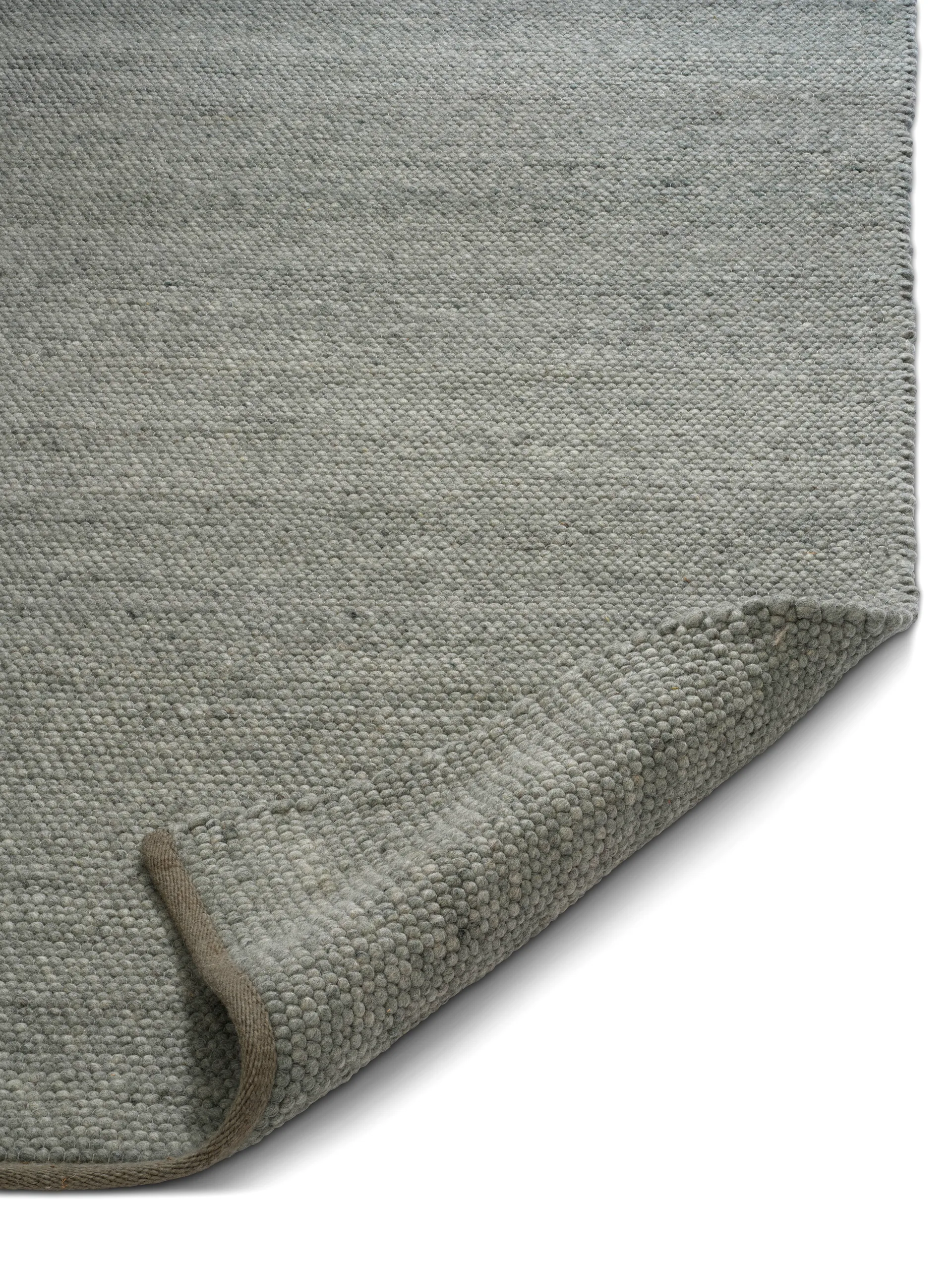 Tapis en laine Merino 140x200 cm, Vert Classic Collection
