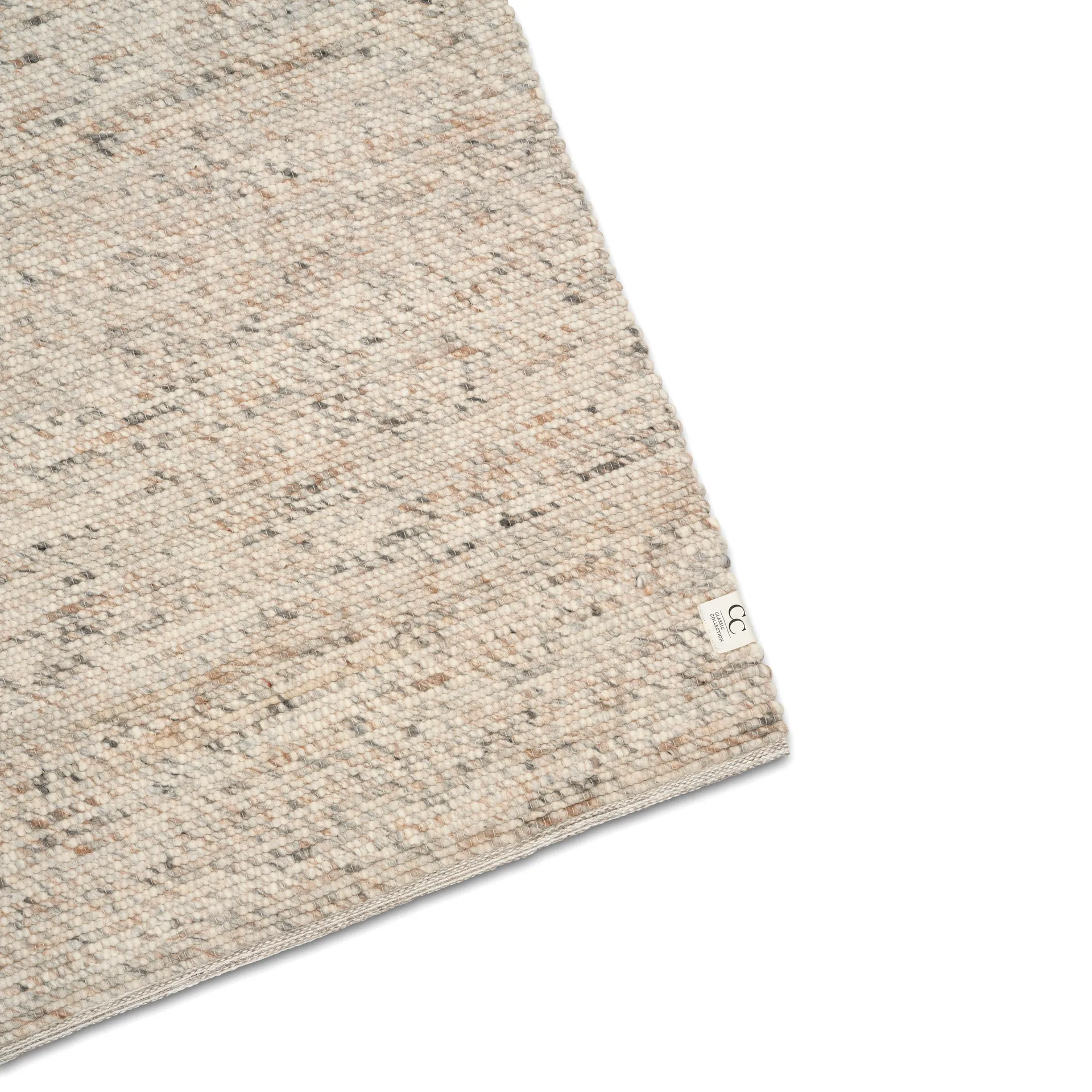 Tapis en laine Merino 200 x 300cm, Naturebeige Classic Collection
