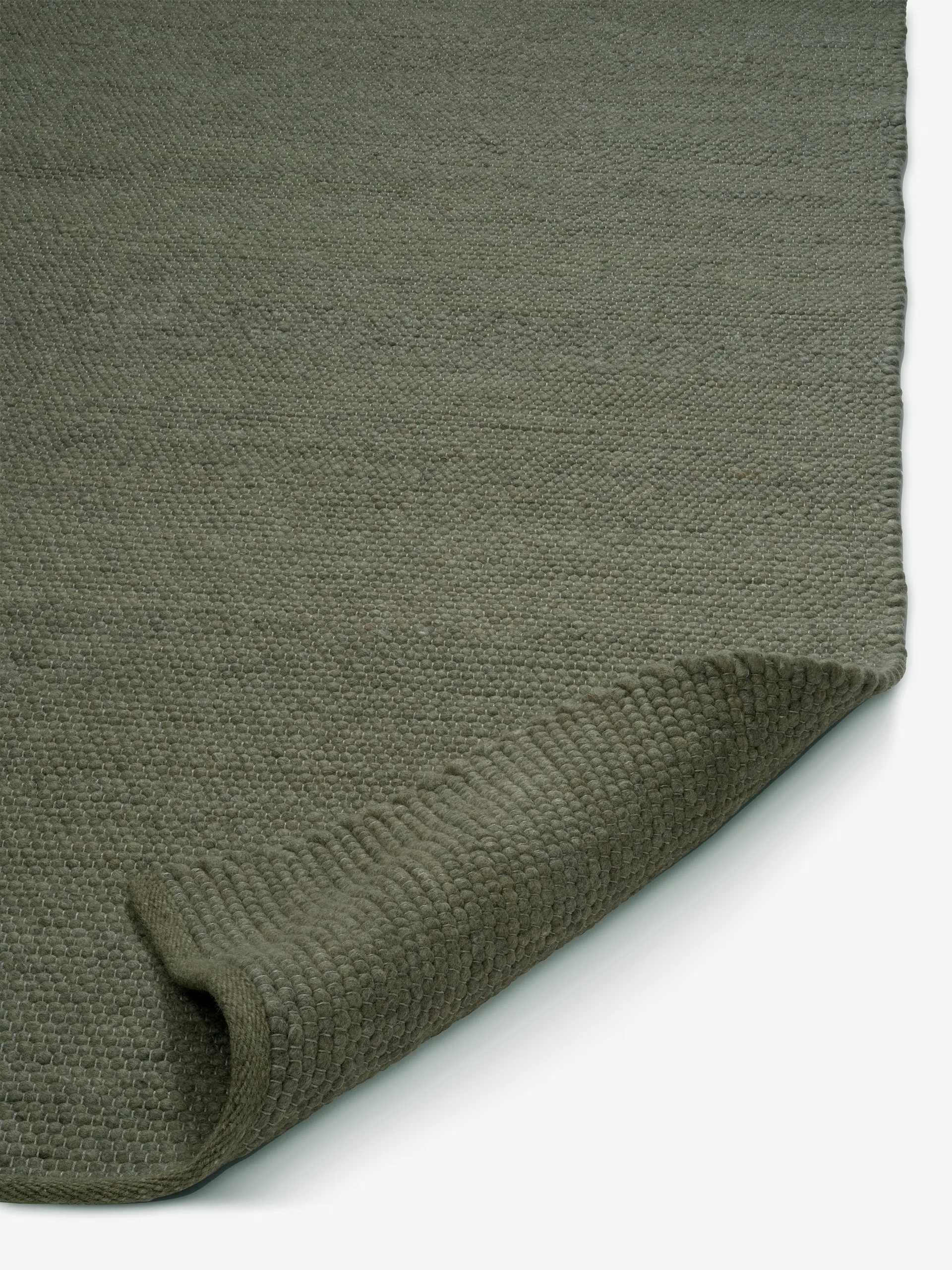 Tapis en laine Merino 200 x 300cm, Vert foncé Classic Collection
