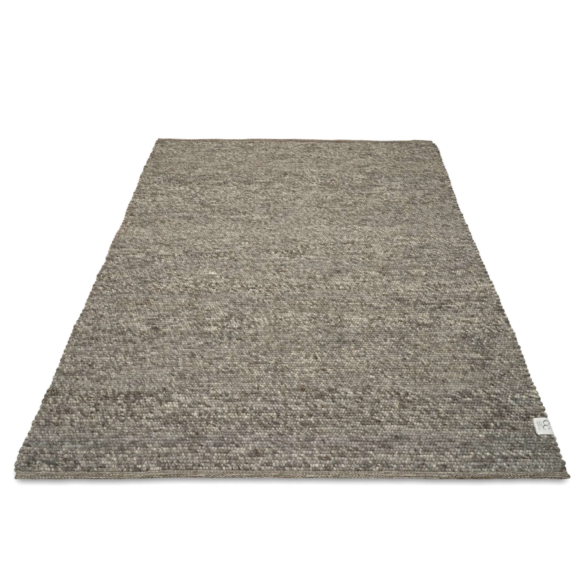 Tapis en laine Merino 250 x 350cm, Gris Classic Collection